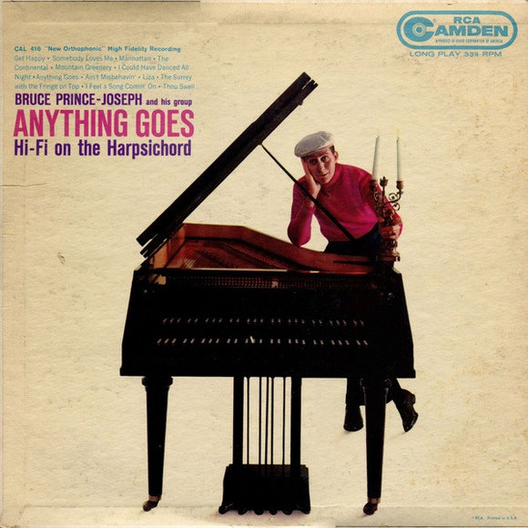 Bruce Prince-Joseph And His Group - Anything Goes - Hi-Fi On The Harpsichord (LP, Album)