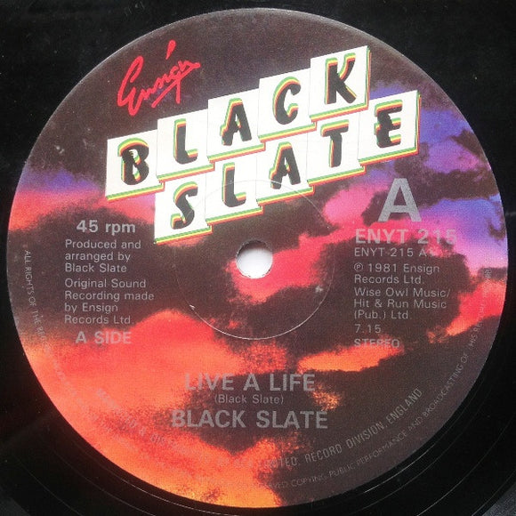 Black Slate - Live A Life (12