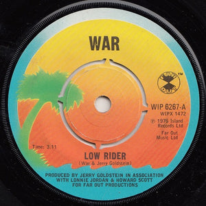 War - Low Rider (7", Single, Far)