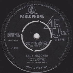 The Beatles - Lady Madonna (7", Single, 4 P)