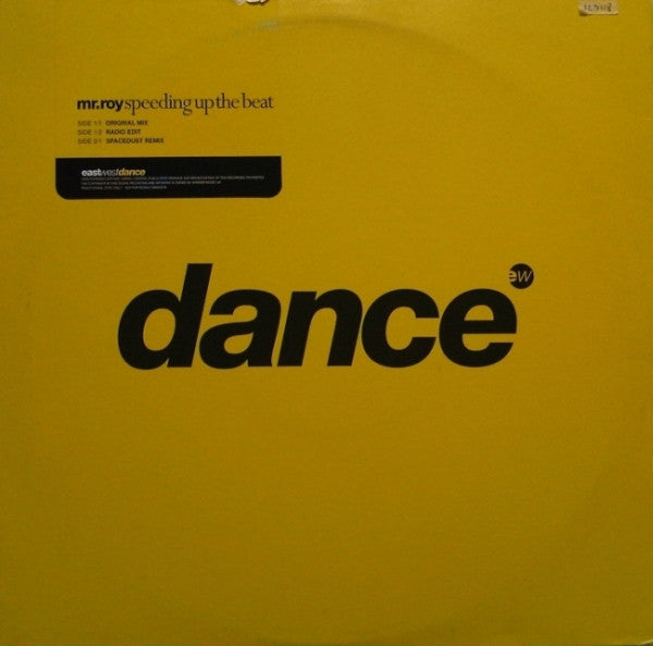 Mr. Roy - Speeding Up The Beat (12", Promo)