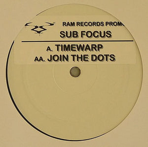 Sub Focus - Timewarp / Join The Dots (12", Promo, W/Lbl, Sti)