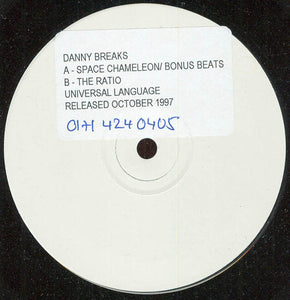 Danny Breaks - Space Chameleon (12", Promo)