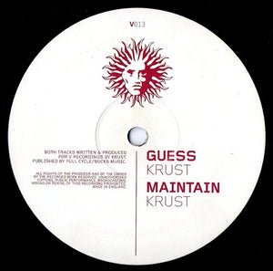 Krust - Guess / Maintain (12", RP)