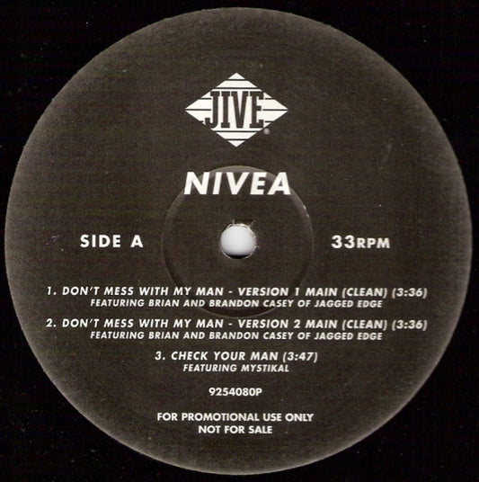 Nivea - Don't Mess With My Man (12", Promo)