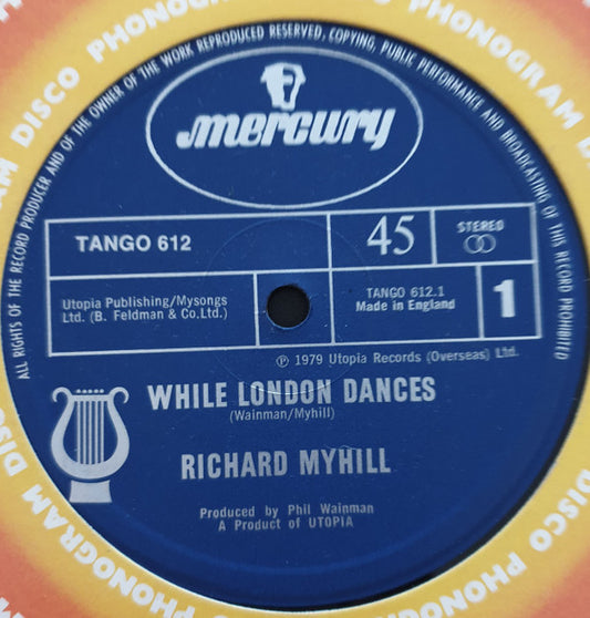 Richard Myhill - While London Dances (12", Blu)