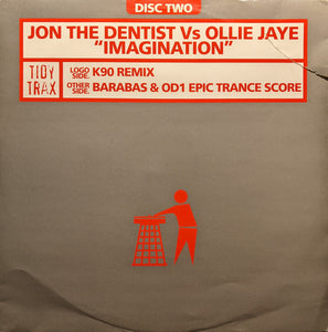 Jon The Dentist Vs Ollie Jaye* - Imagination (12", Two)