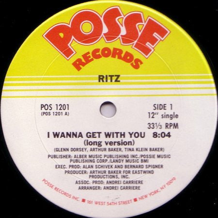 Ritz (9) - I Wanna Get With You (12