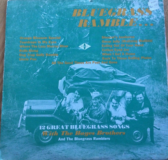 The Hayes Brothers And The Bluegrass Ramblers (5) - Bluegrass Ramble... (LP, Album)