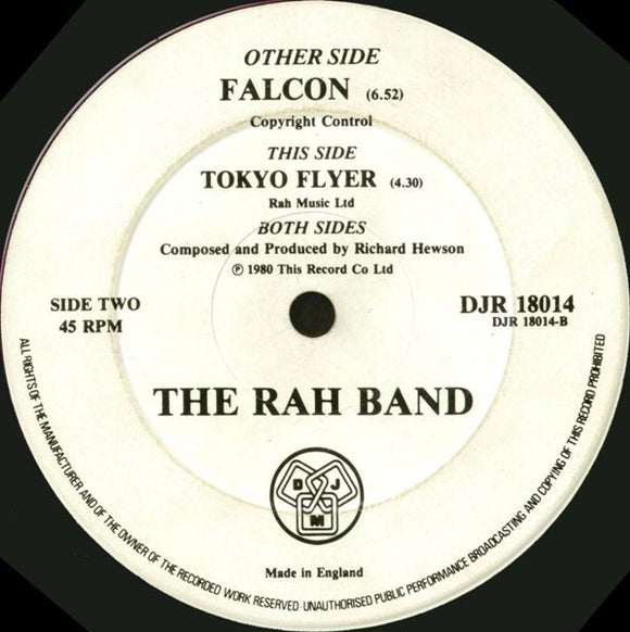 The RAH Band* - Falcon / Tokyo Flyer (12