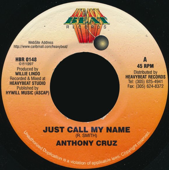 Anthony Cruz - Just Call My Name (7