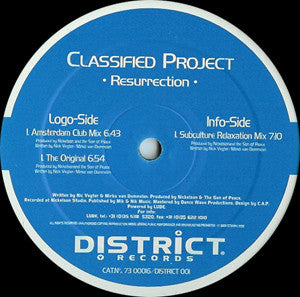 Classified Project - Resurrection (12")