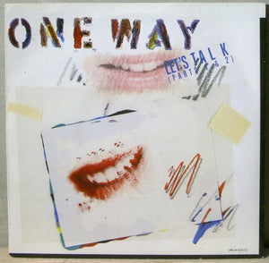 One Way - Let's Talk (Parts 1 & 2) (7", Single)