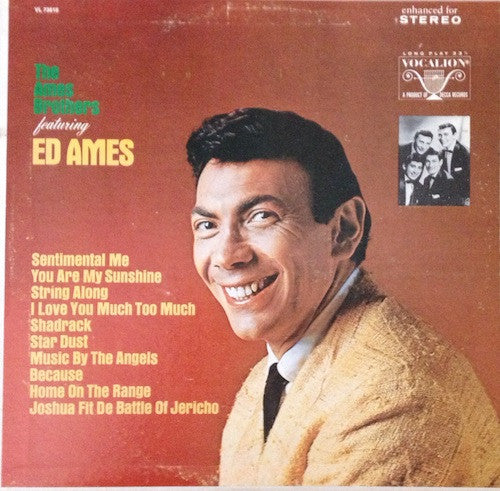 The Ames Brothers Featuring Ed Ames - The Ames Brothers Featuring Ed Ames (LP, Comp)