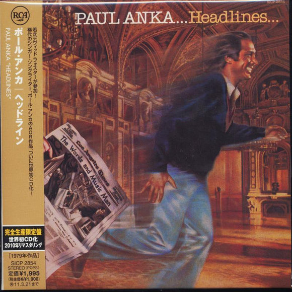 Paul Anka - Headlines (CD, Album, Ltd, RE, RM, Pap)