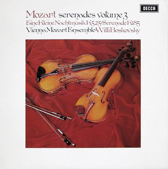 Mozart*, Vienna Mozart Ensemble* ∙ Willi Boskovsky - Serenades Volume 3 (Eine Kleine Nachtmusik K525 ∙ Serenade K185) (LP)