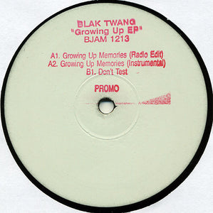 Blak Twang - Growing Up EP (12", EP, Promo, W/Lbl)