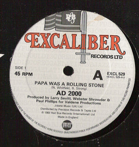 AD 2000* - Papa Was A Rolling Stone (12")