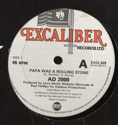 AD 2000* - Papa Was A Rolling Stone (12