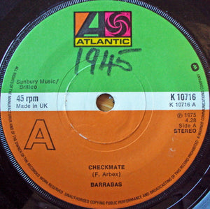 Barrabas - Checkmate (7", Single)
