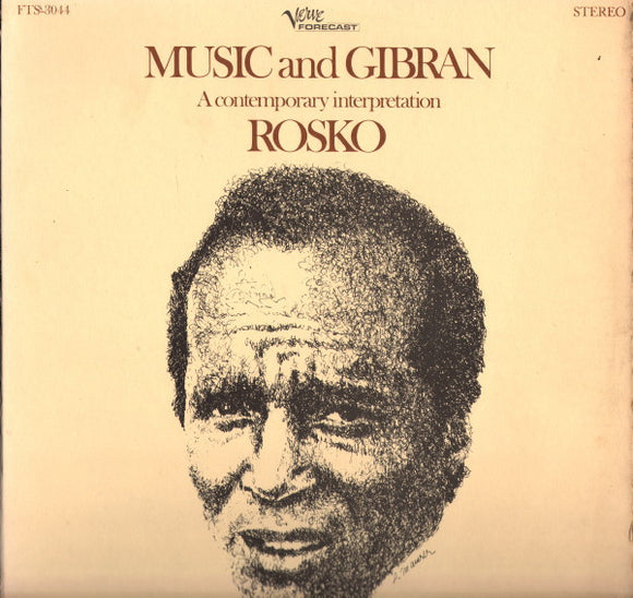 Rosko - Music And Gibran (A Contemporary Interpretation) (LP, Album)