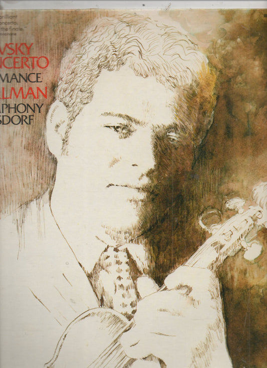 Erich Leinsdorf, Boston Symphony*, Itzhak Perlman - Tchaikovsky* / Dvorak* - Concerto In D, Op. 35 / Romance In F, Op. 11 (LP, RE)