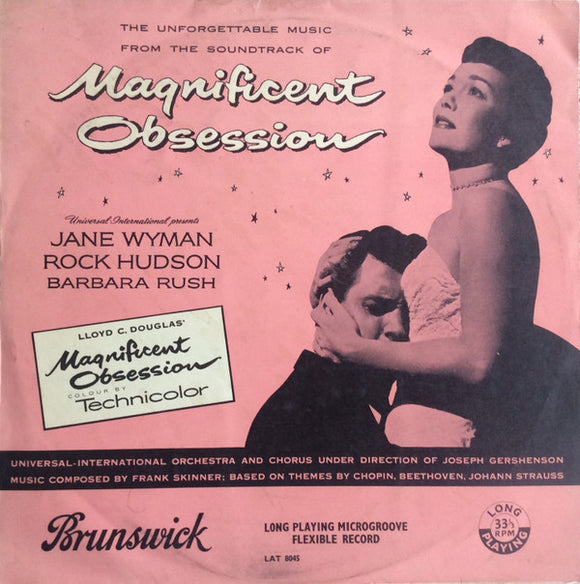 Joseph Gershenson - Magnificent Obsession (Original Motion Picture Soundtrack) (LP, Mono)