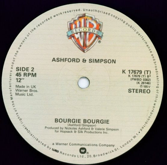 Ashford & Simpson - Love Don't Make It Right / Bourgie Bourgie (12