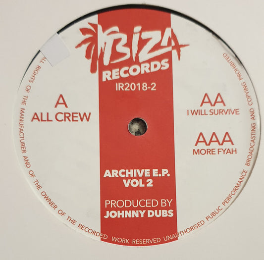 Johnny Dubs - Archive E.P. Vol 2 (12", EP)