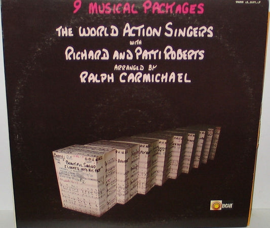 The World Action Singers With Richard & Patti Roberts - 9 Musical Packages (LP)