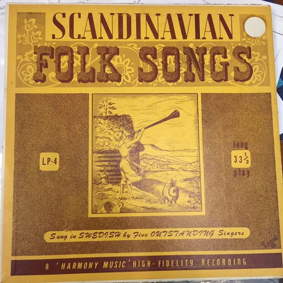Various - Scandinavian Folk Songs (LP, Album, Mono)