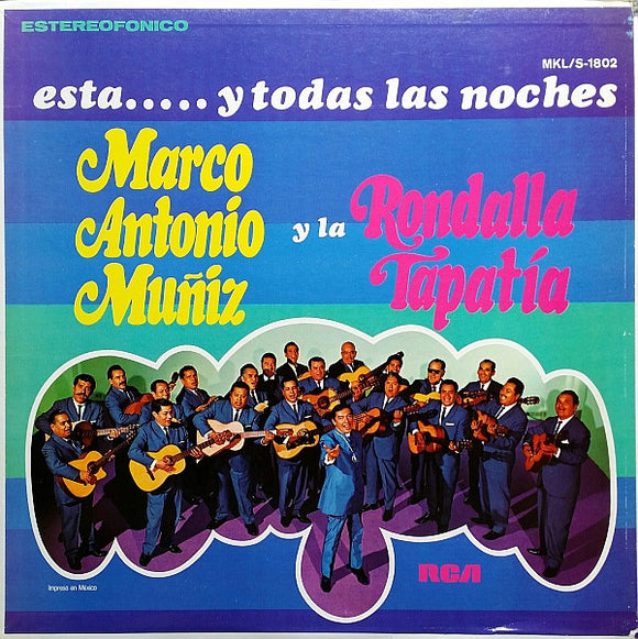 Marco Antonio Muñiz Y La Rondalla Tapatía - Esta.....Y Todas Las Noches (LP)