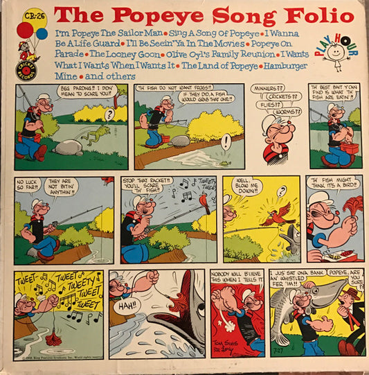Captain Paul And The Seafaring Band - The Popeye Song Folio (LP, Album)