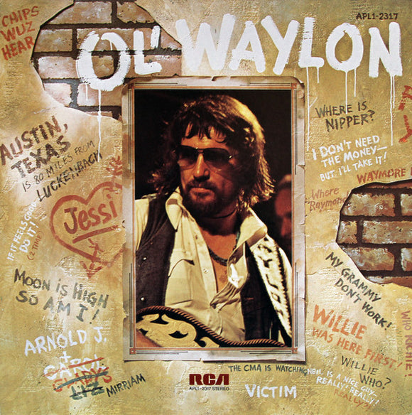 Waylon Jennings - Ol' Waylon (LP, Album, Ind)
