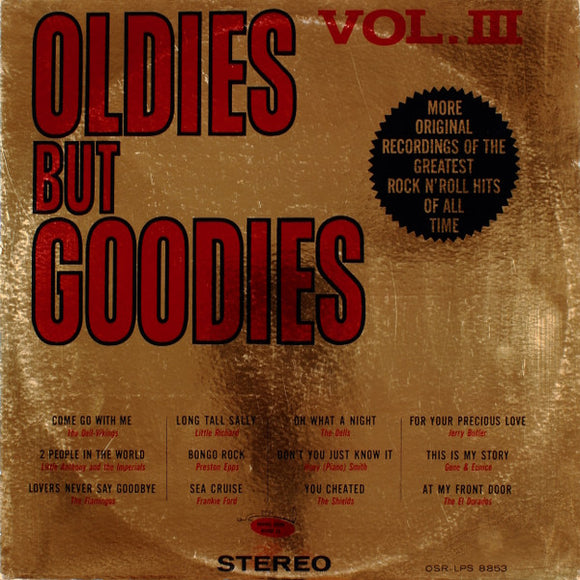 Various - Oldies But Goodies Vol. 3 (LP, Comp, RE)