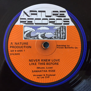Samantha Rose - Never Knew Love Like This Before (12")