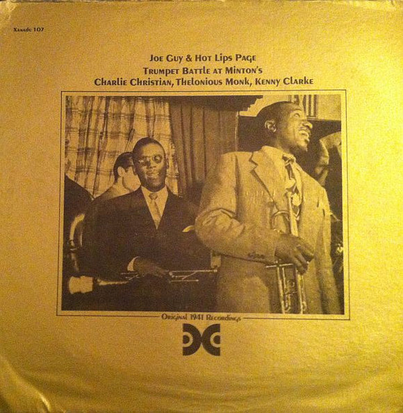 Joe Guy & Hot Lips Page - Trumpet Battle At Minton's (LP, Album, Mono)
