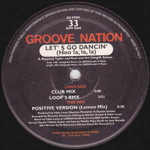 Groove Nation (5) - Let's Go Dancin' (Hoo La, La, La) (12")