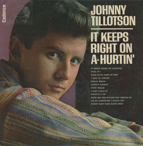 Johnny Tillotson - It Keeps Right On A-Hurtin (LP, Album, Mono)