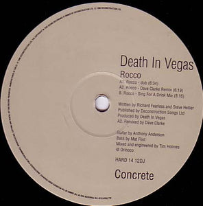 Death In Vegas - Rocco (12", Promo)