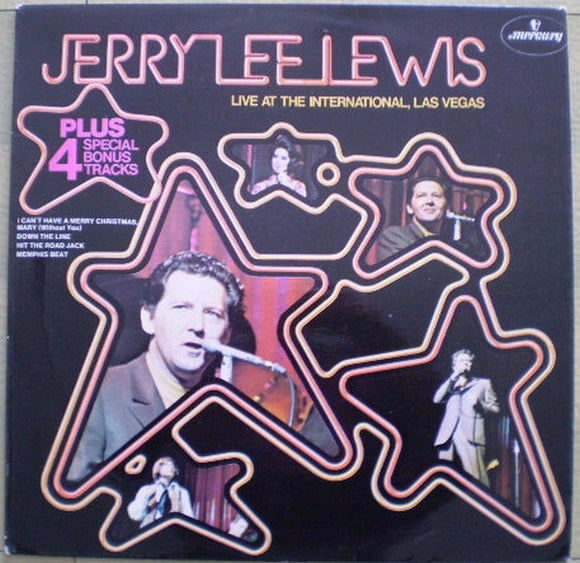 Jerry Lee Lewis - Live At The International, Las Vegas (LP, Album)