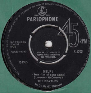 The Beatles - Help! (7", Mono)
