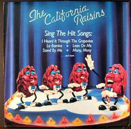 The California Raisins - Sing The Hit Songs (LP, Album)