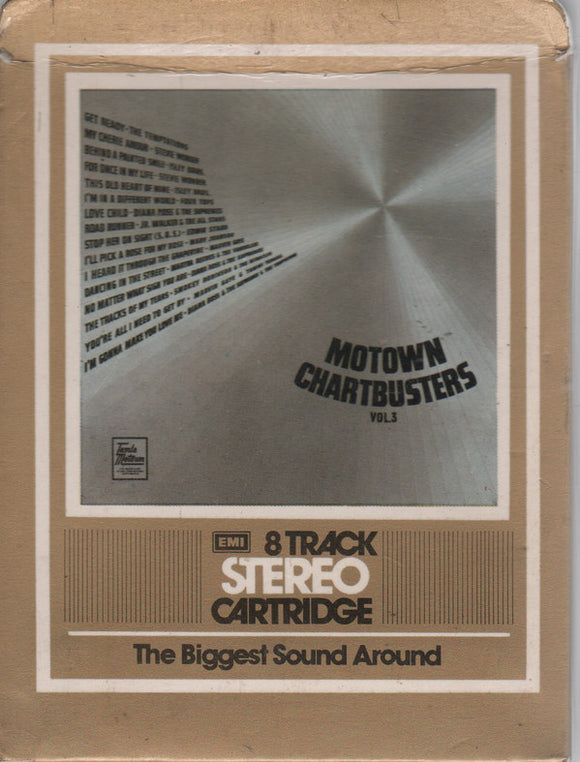 Various - Motown Chartbusters Vol. 3 (8-Trk, Comp)