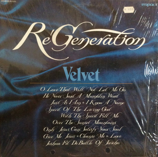 Re'Generation - Velvet (LP, Album, Gat)