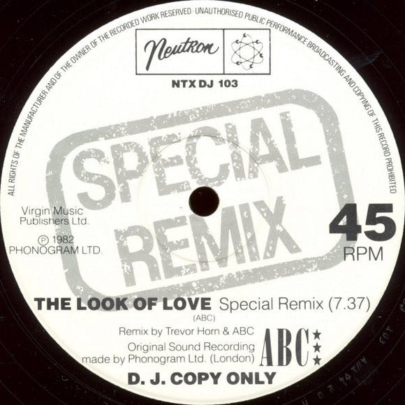 ABC - The Look Of Love (Special Remix) (12