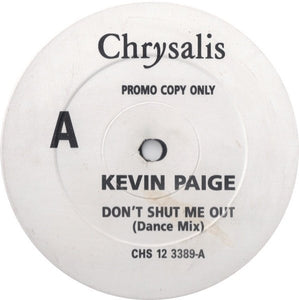 Kevin Paige - Don't Shut Me Out (12", Promo)