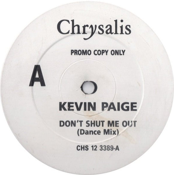 Kevin Paige - Don't Shut Me Out (12