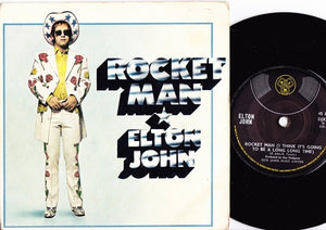 Elton John - Rocket Man (I Think It's Going To Be A Long Long Time) (7", Single, Gat)