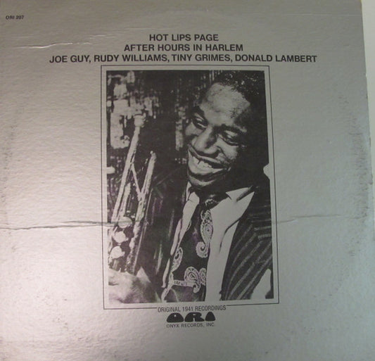 Hot Lips Page - After Hours In Harlem (LP, Comp, Mono)
